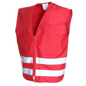 CHALECO ROJO POPLIN