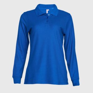 POLERA PIQUE TC 65-35 MUJER MANGA LARGA ropa corporativa